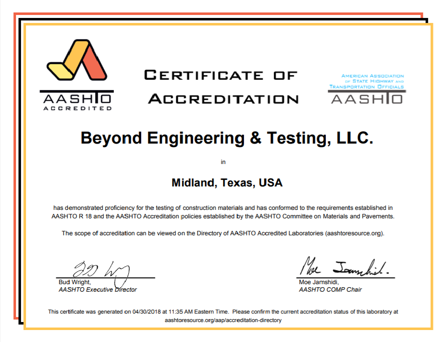 Certifications – Beyond Engineering & Testing